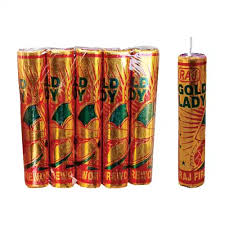 4" GOLD LADY CRACKERS